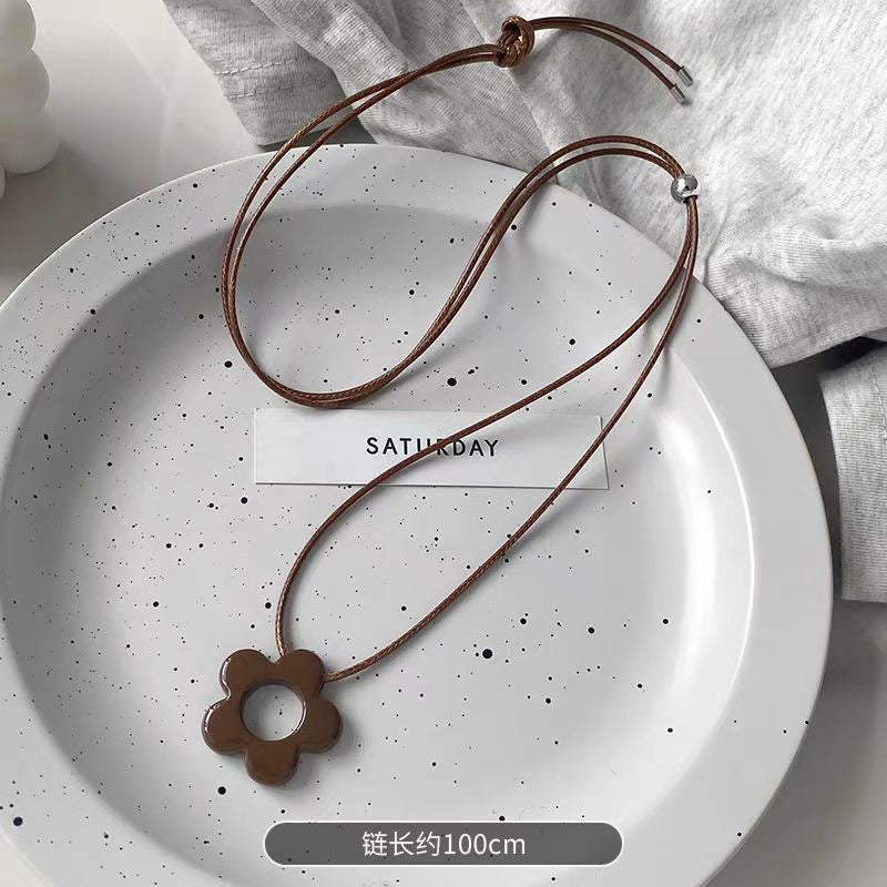 Wholesale  Flower Pendant Necklace