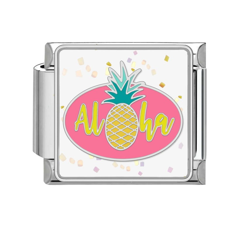 Wholesale  Italian module splicing bracelet disassembly elastic bracelet DIY Charms