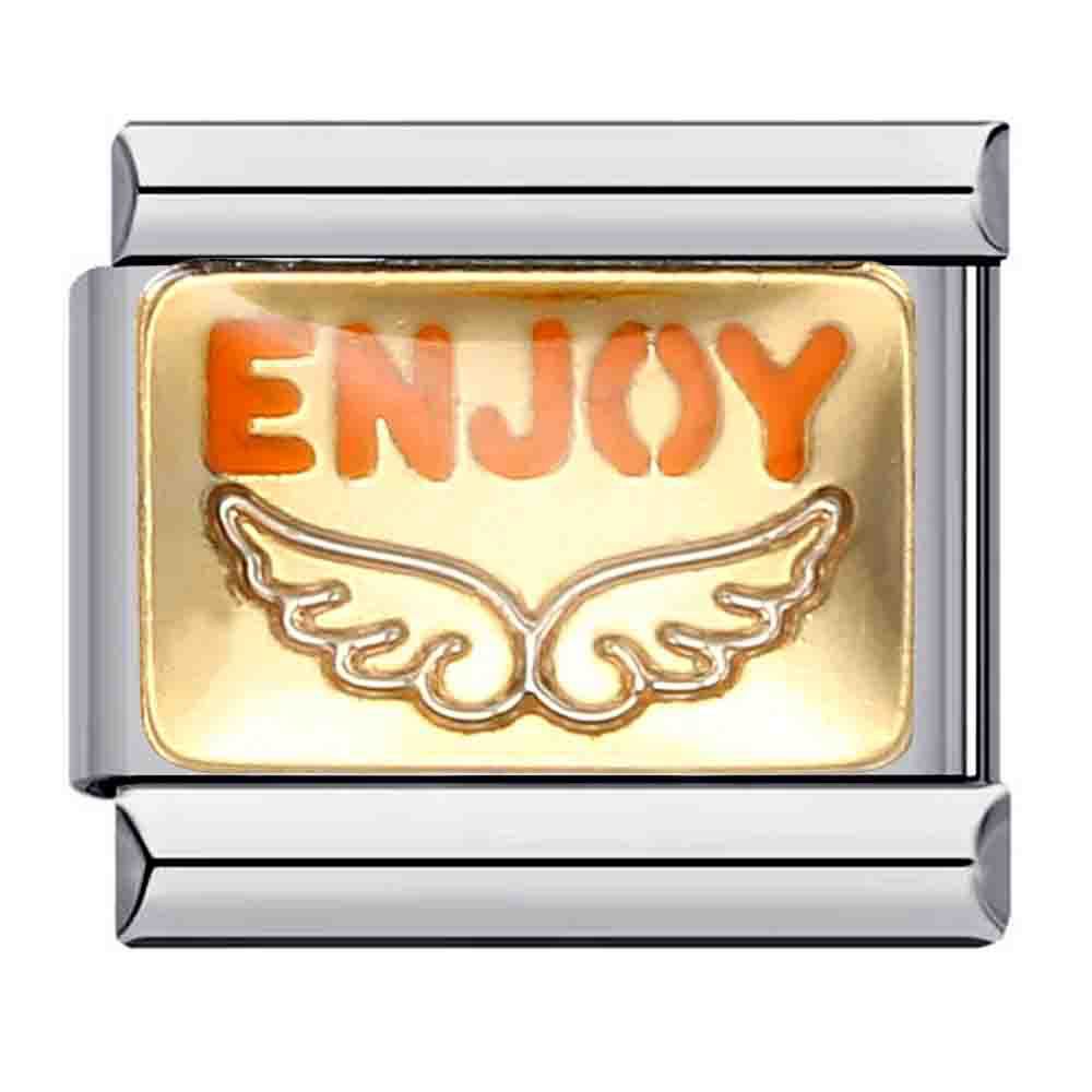 Wholesale Italian Charm Bracelet 9mm DIY Splicing Removable Red Heart Stainless Steel Composable Bracelet