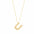 Wholesale Chubby Letter Pendant Clavicle Chain  Necklace