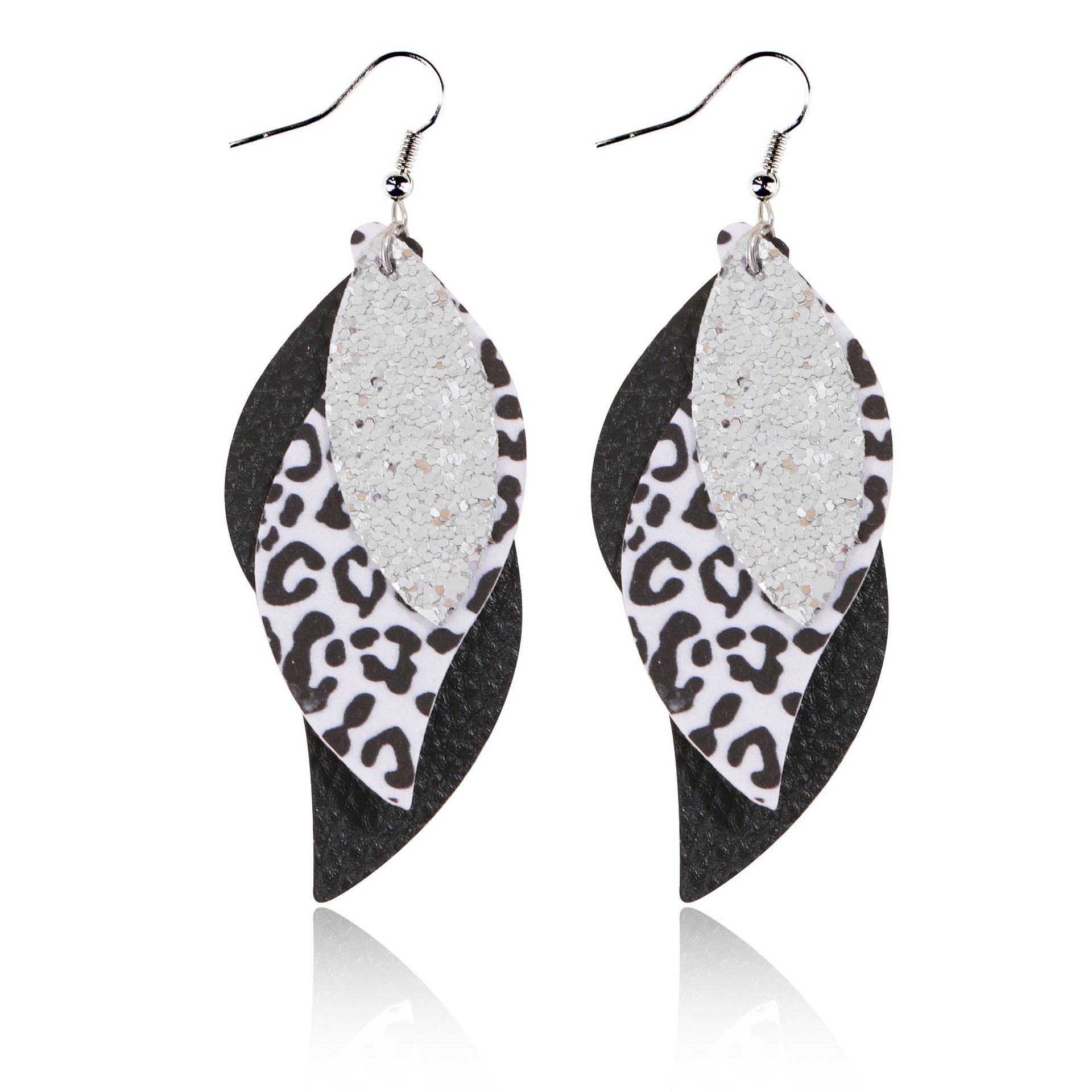 Wholesale Cortex  S-shaped leaves  earrings