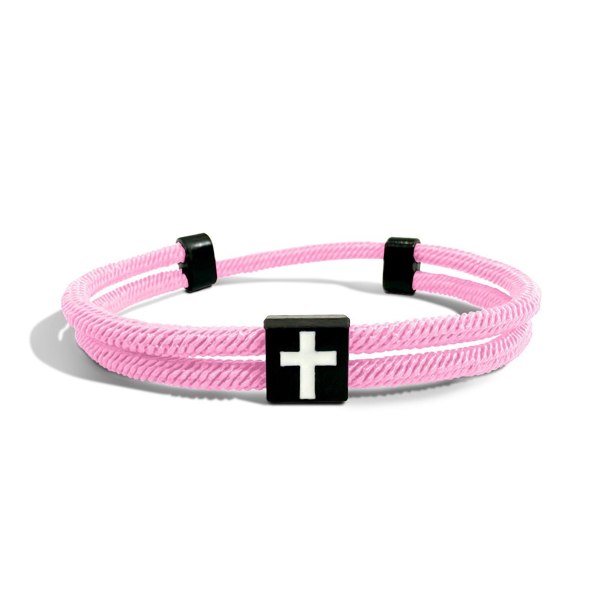 Wholesale Alloy Braided Cross Adjustable Bracelet Unisex Couple Everyday Jewelry Accessory Gift