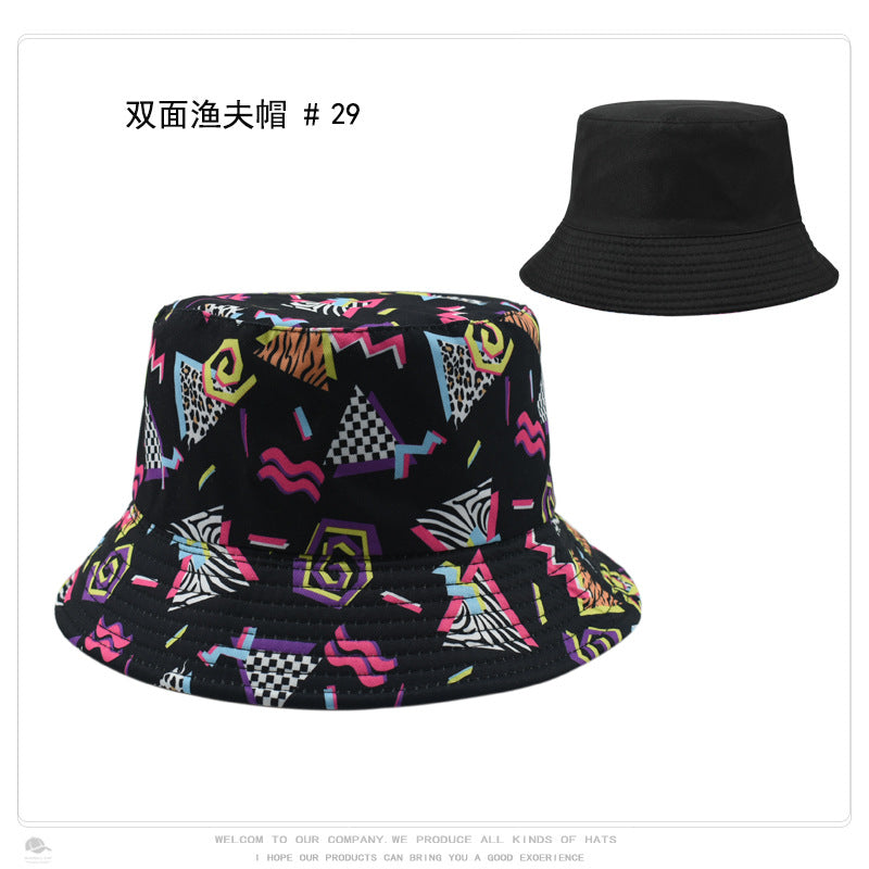 Wholesale Vintage Printed Polyster Bucket Hat ACC-HT-XuP009