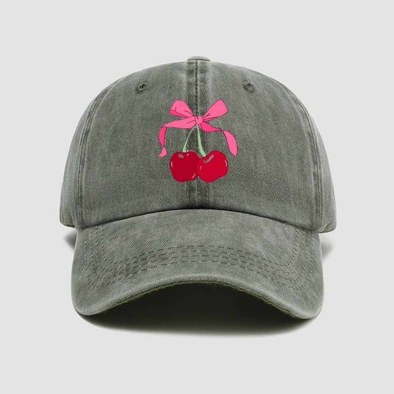 Wholesale Cherry Bow Baseball Cap