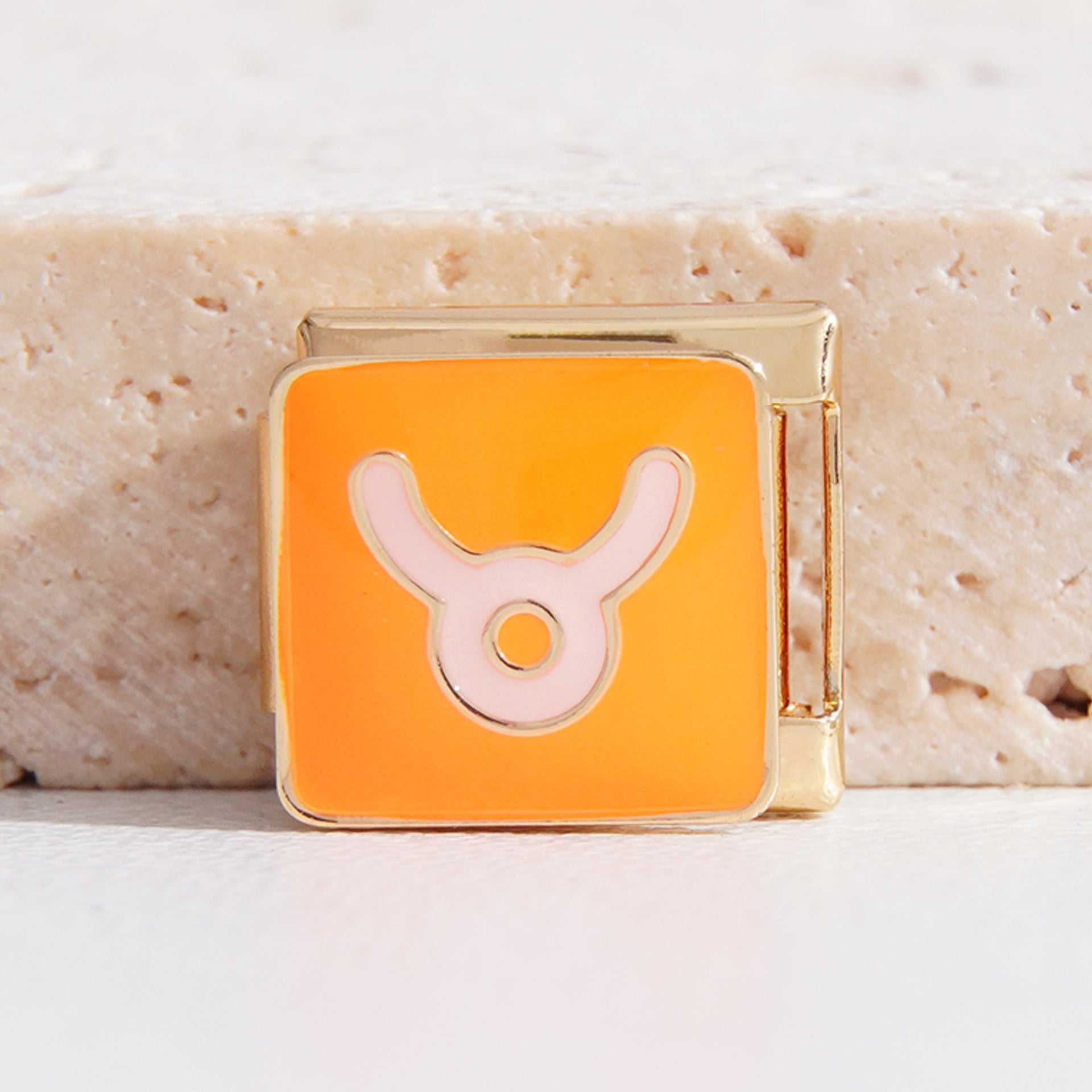 Wholesale Italian Charm Bracelet 9mm DIY Splicing Zodiac Series Stainless Steel Composable Bracelet