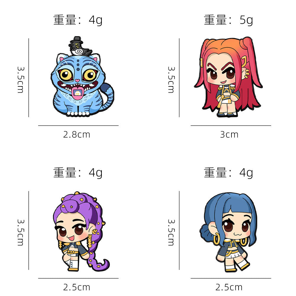 Wholesale K-POP  Cartoon Metal Brooch