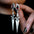 Wholesale  Retro Ruby Personality Dagger Tassel Earrings