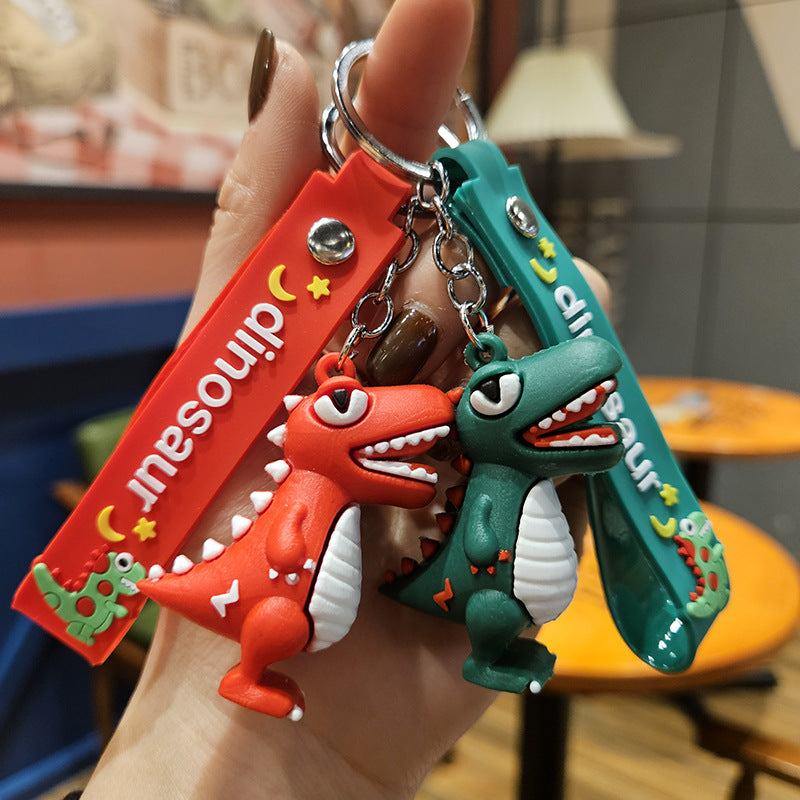Wholesale Cartoon Dinosaur PVC Soft Keychains Cute Keychain ACC-KC-YiZhuo004