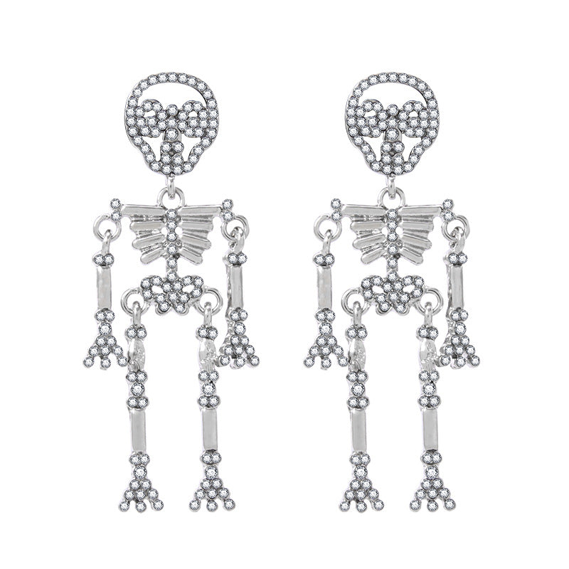 Wholesale Halloween Spider Pumpkin Ghost Skull Resin Earrings ACC-ES-BinLi005