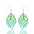 Wholesale Bohemian Ethnic Style Retro Feather Leaf Earrings