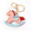 Wholesale Cute  Handmade Rocking Horse Leather Cotton Pendant Keychain