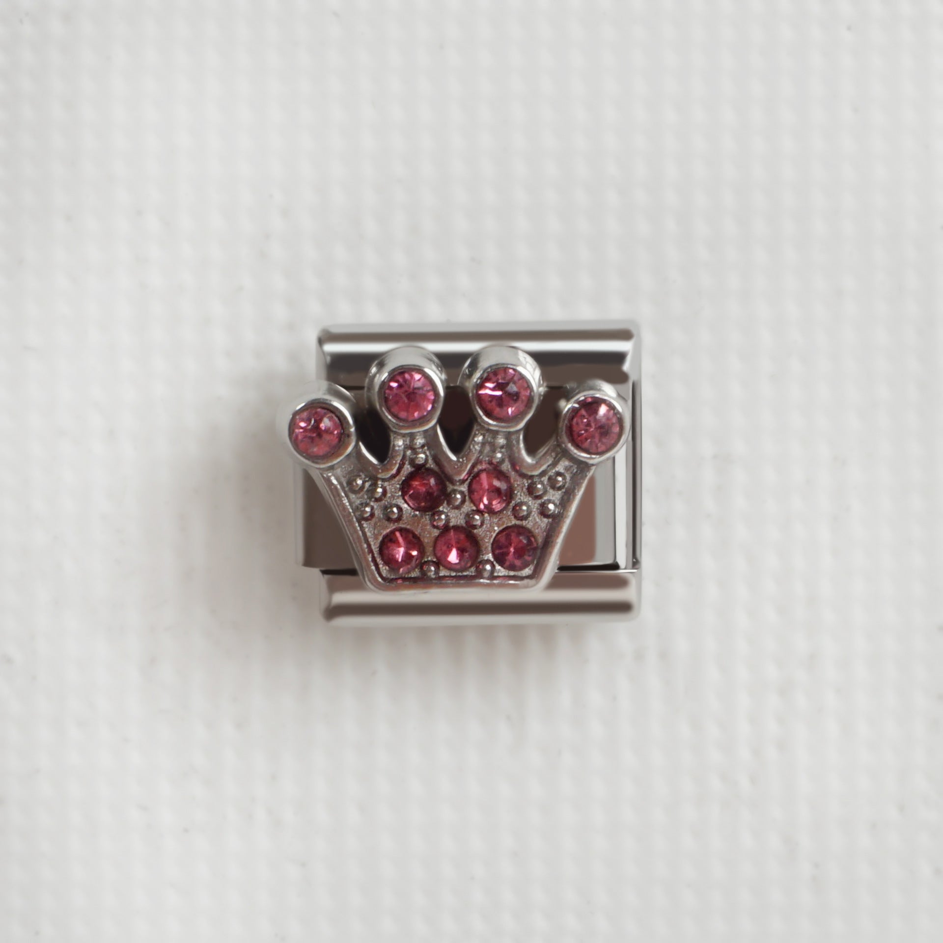 Wholesale 5pcs/pack Makeup &  Accessories Enamel Italian Charms Single Section Creative Stainless Steel Composable Bracelet