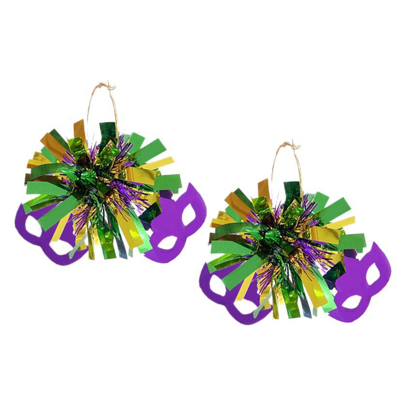 Wholesale 2 pairs/pack Carnival Sequins Exaggerated Large Earrings ACC-ES-HY210