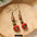 Wholesale Vintage Hand-made Plant Fruit Wood Earrings