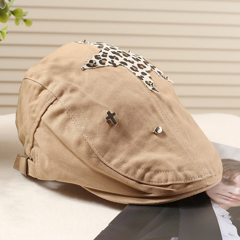Wholesale Star Fashionable All-match Face Shown Small Cap Berets