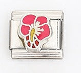 Wholesale Italian Style Flower Modular Bracelet Stainless Steel Fashion Accessory For Gift And Resale