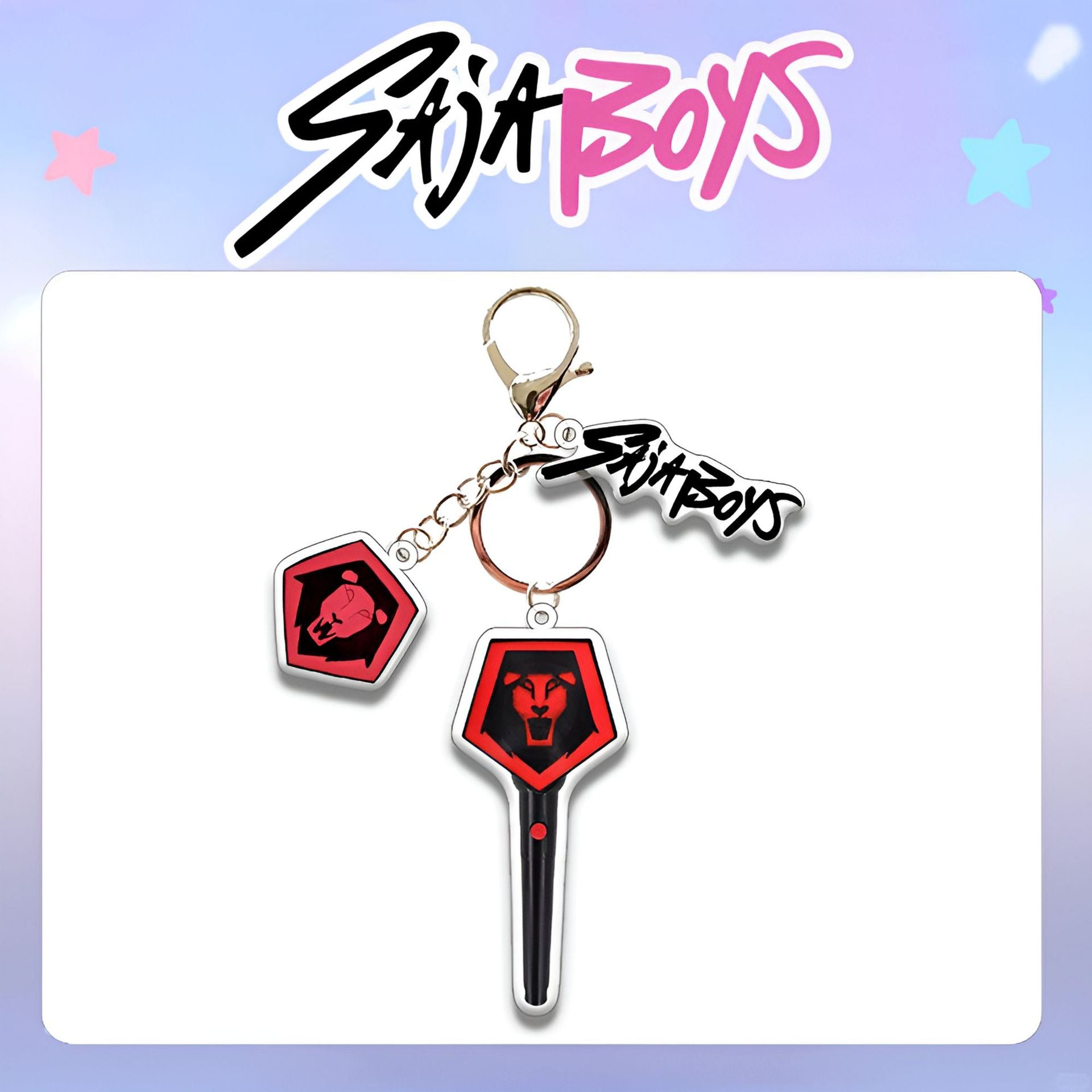Wholesale Demon Hunter Girls Group Two-piece Acrylic Keychain