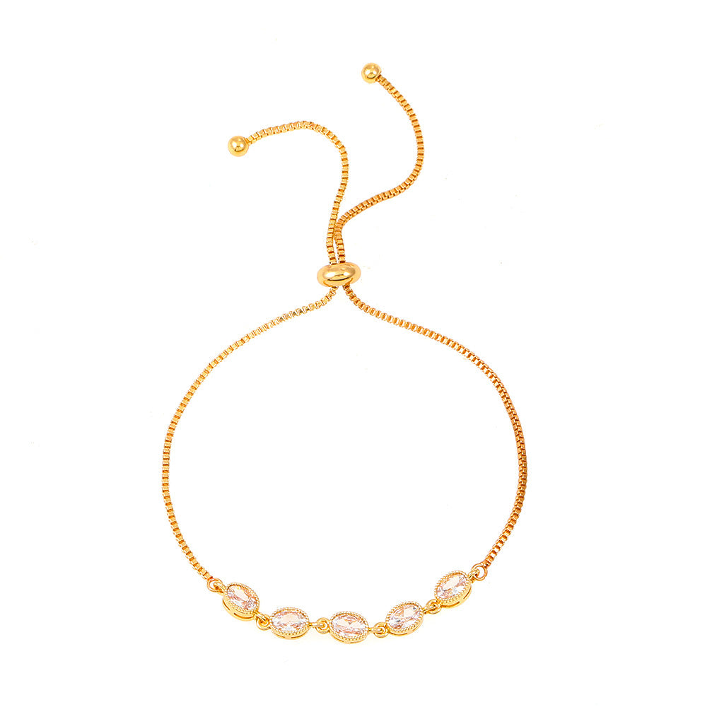 Wholesale Diamond Flower Butterfly Bracelet