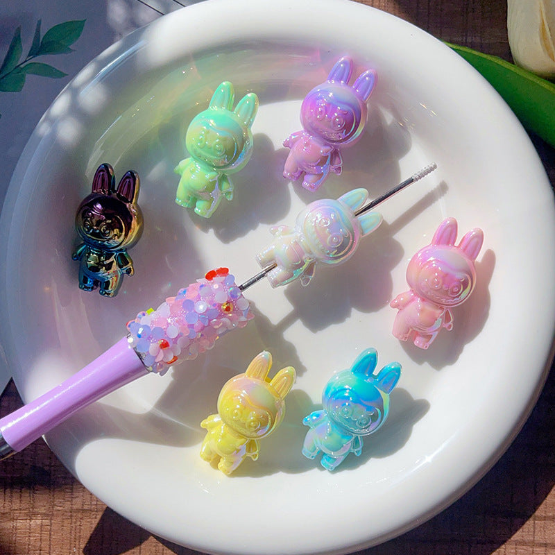 Wholesale 10pcs Plastic Cute Cartoon Beads DIY Bead Accessories