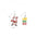 Wholesale Christmas  Acrylic Flat  Earrings