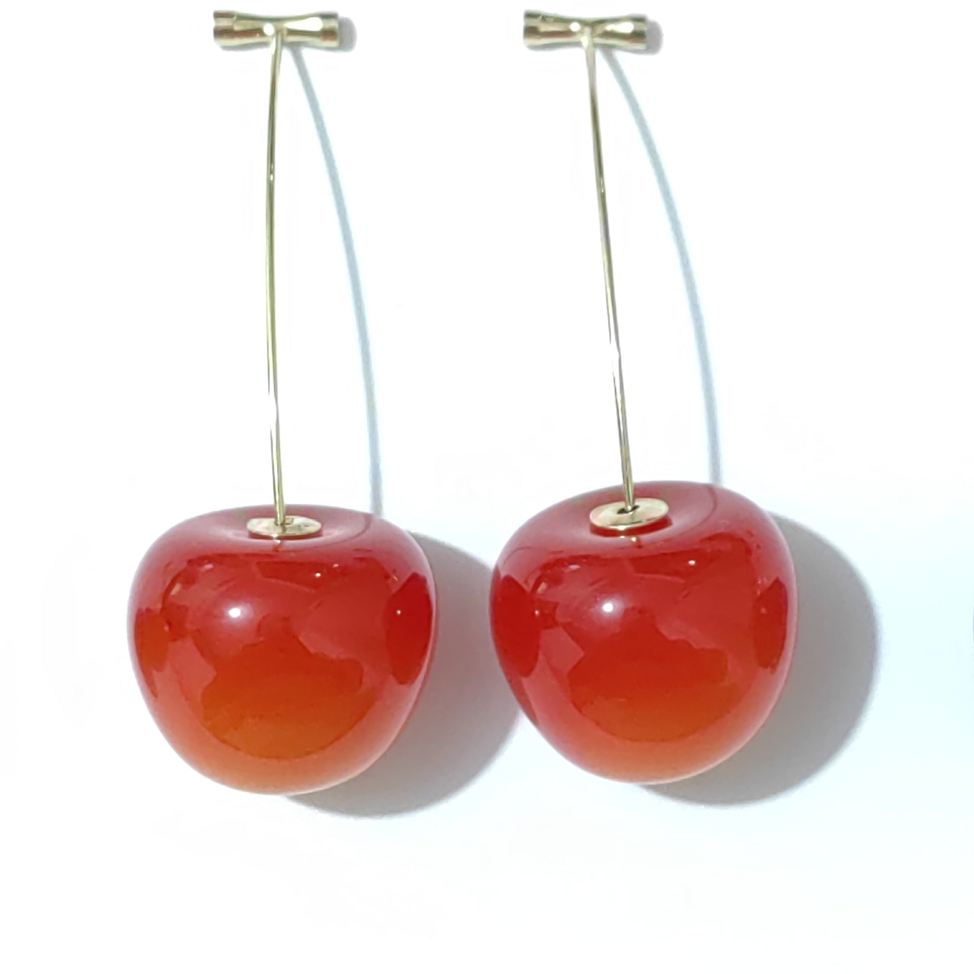 Wholesale Fruit Cherry Ear Drop Cute Earrings