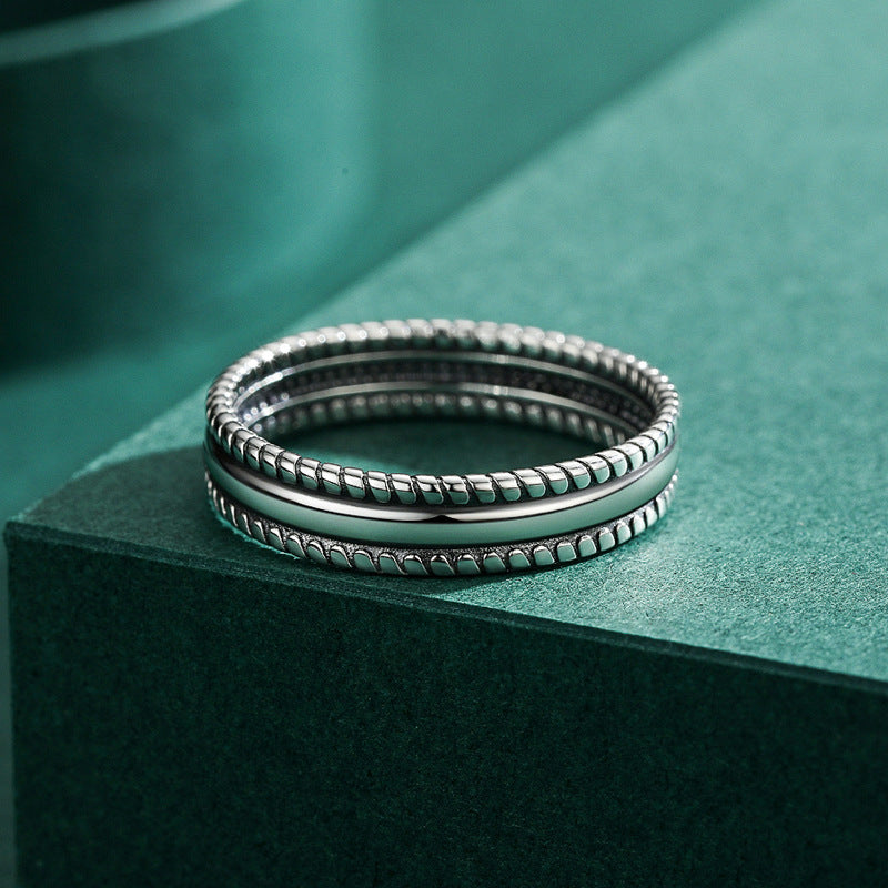 Wholesale s925 retro  sterling silver ring