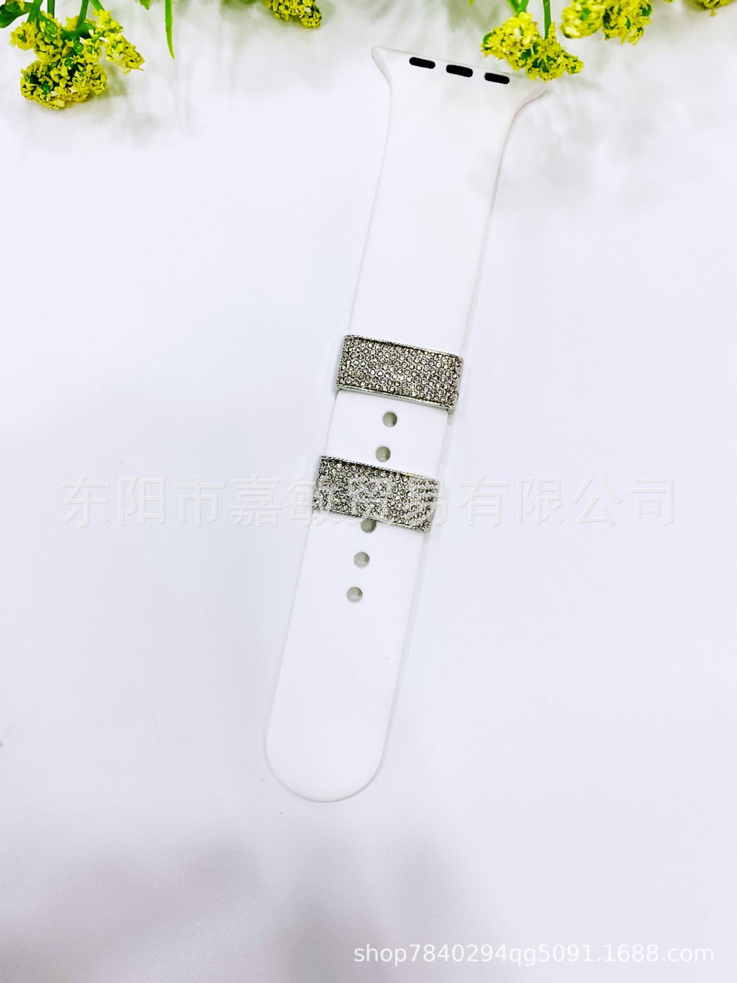 Wholesale New Style 110-Piece Wide Decorative Studs with Rhinestones Suitable for Silicone Watch Strap Decoration Rings,  in Stock with Discount and Direct Shipping