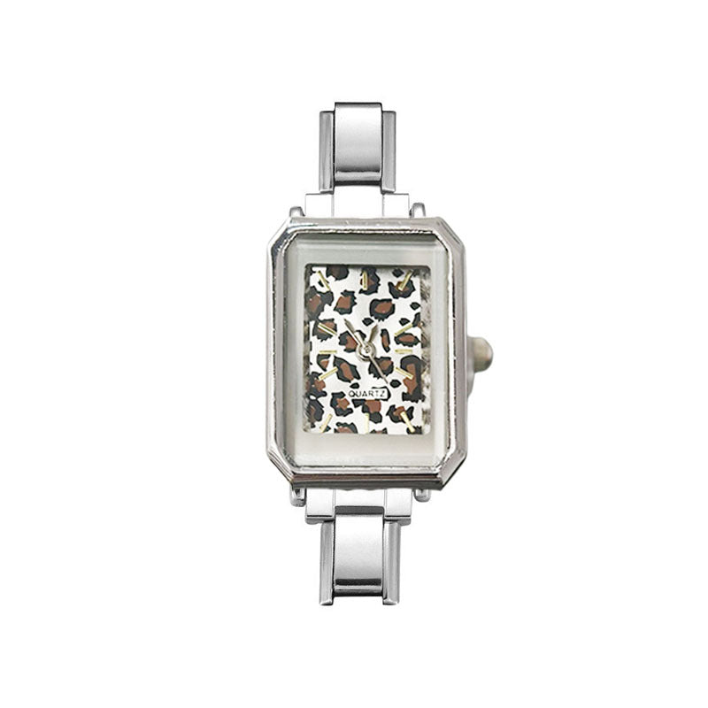 Wholesale Stainless Steel Quartz Watch,  Simple Rectangular Women' s Fashion Watch,  Casual Everyday Accessory