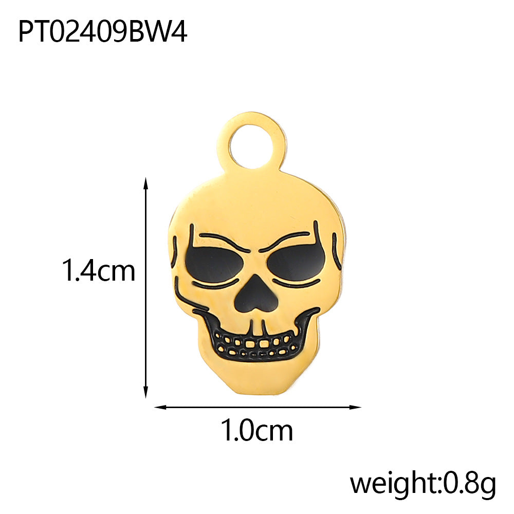 Wholesale  stainless steel skull head pendant