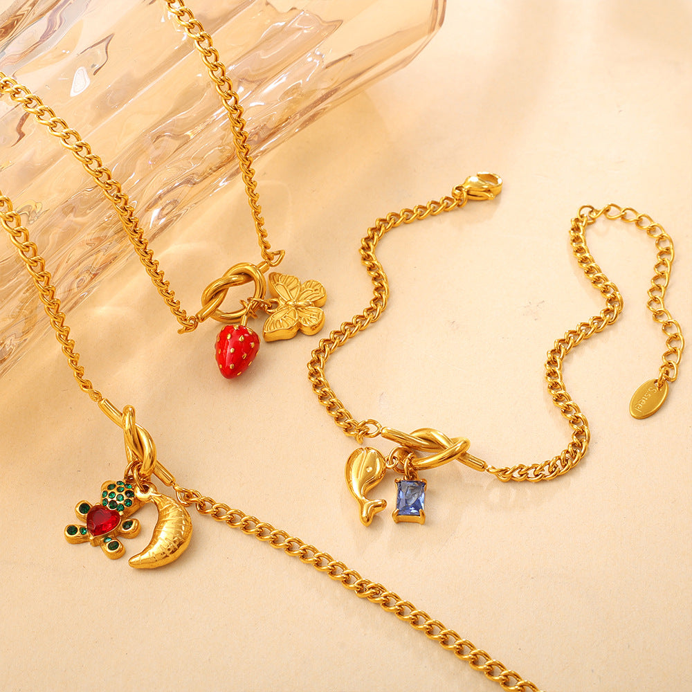 Wholesale Adjustable Bracelet with Cute Dolphin Charm Multiple Styles