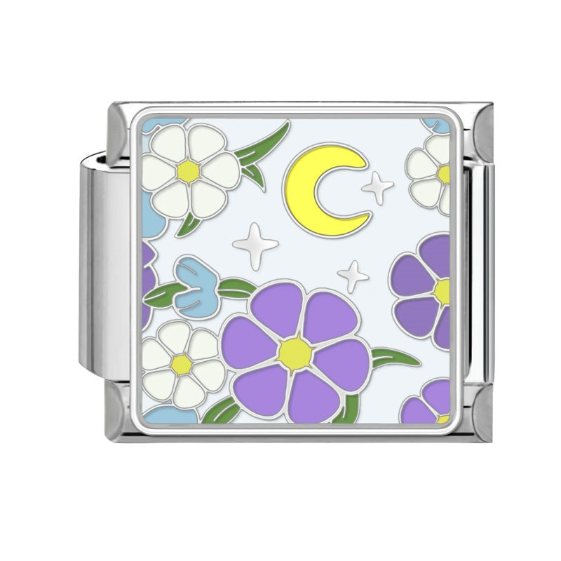 Wholesale Italian Charm Bracelet 9mm DIY Splicing Cute Creative Pendant Stainless Steel Composable Bracelet