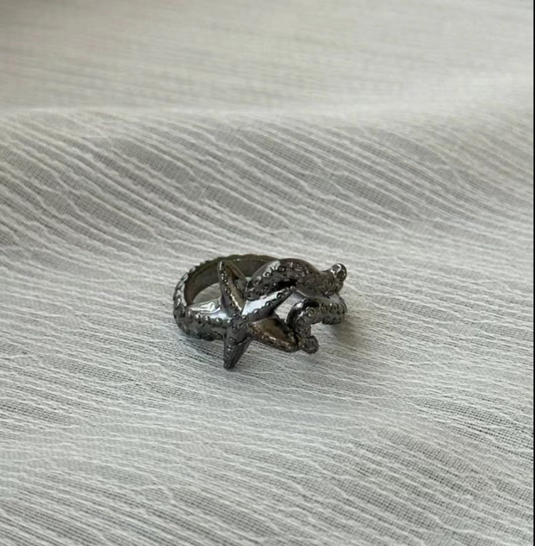 Wholesale  Retro Octopus Starfish Ring