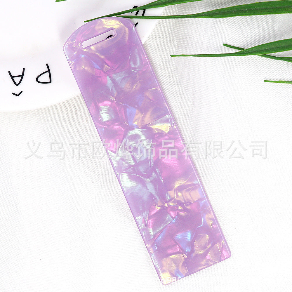 Wholesale 10PCS DIY Textured Acrylic Bookmarks