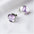 Wholesale 925 Sterling Silver Amethyst Earrings