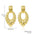 Wholesale Light Luxury Niche Knot Metal Gold Earrings