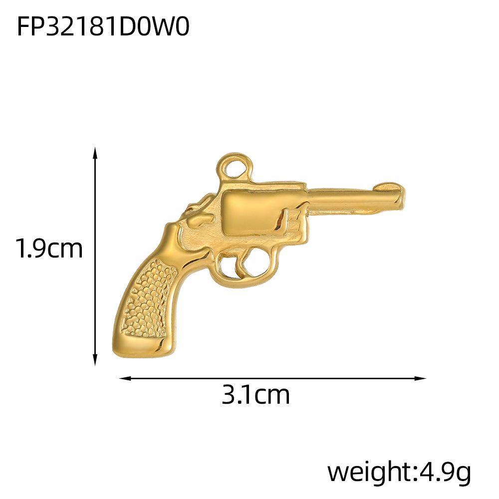 Wholesale Stainless steel three-dimensional pendant