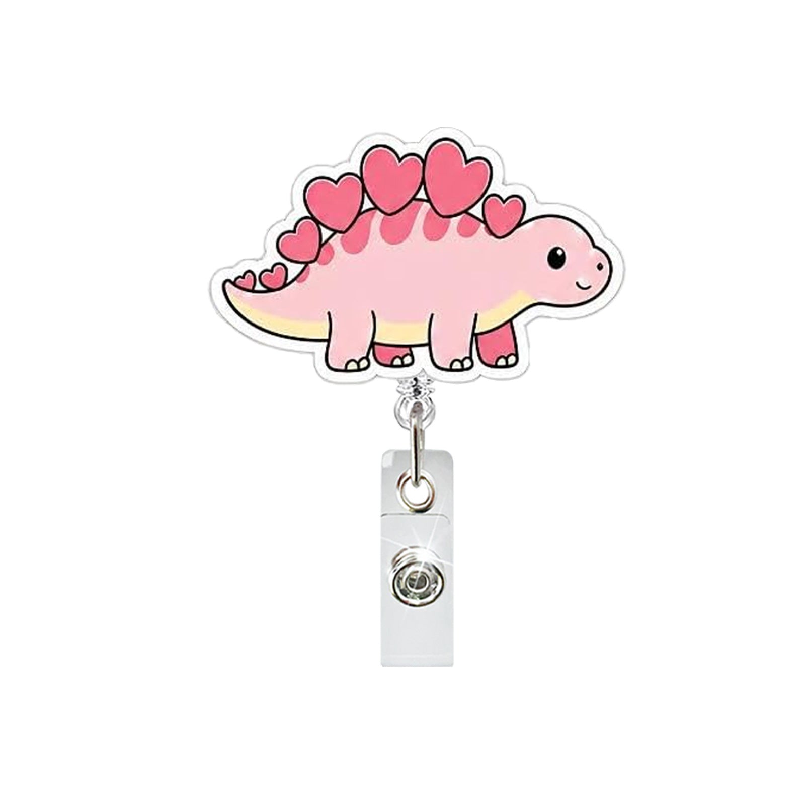 Wholesale Animal Pattern ABS Retractable Badge Reel 65cm ID Card Holder Boutique Resale