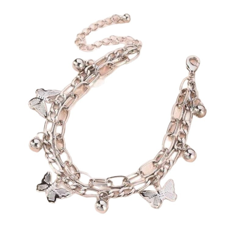 Wholesale Trendy Butterfly Bracelet Set - Metal Fashion Jewelry Accessory for Everyday Wear