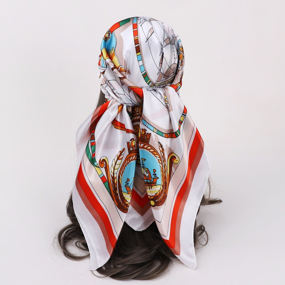 Wholesale 90* 90CM square scarf silk scarf