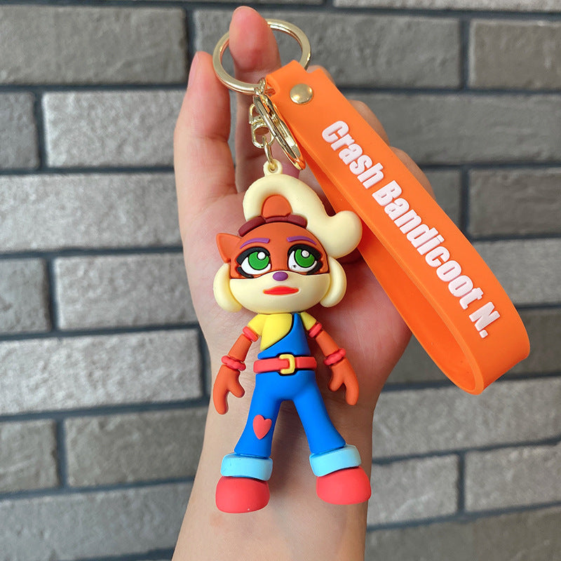 Wholesale Cartoon Cute Silicone Keychain ACC-KC-Lanb004