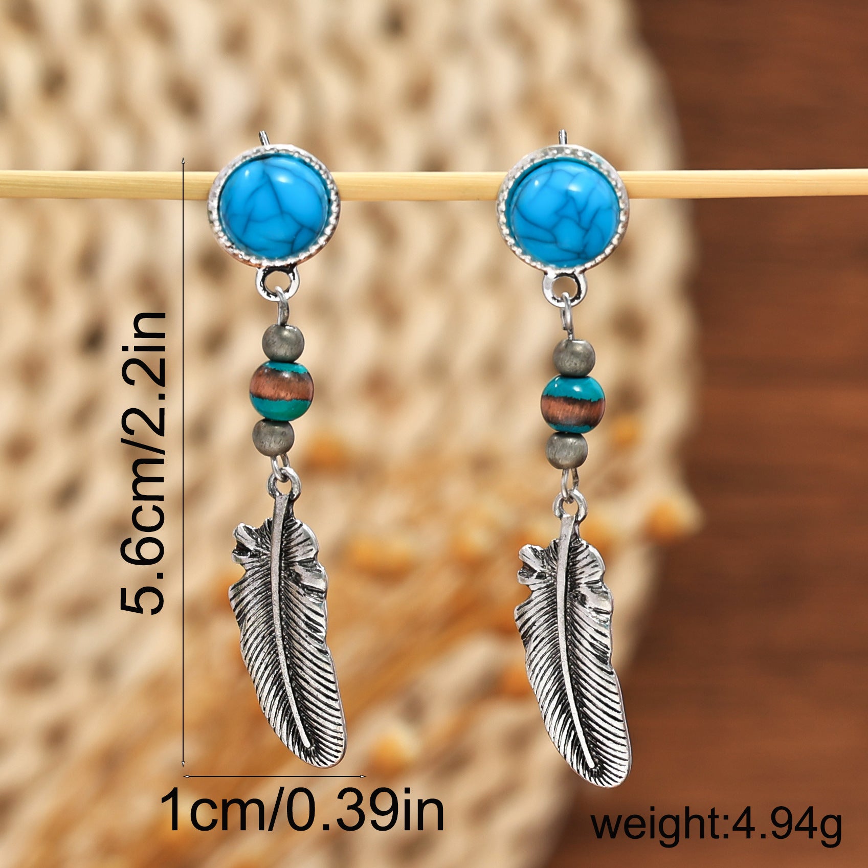 Wholesale Western Desert Cactus Bull Head Horse Punk Earrings