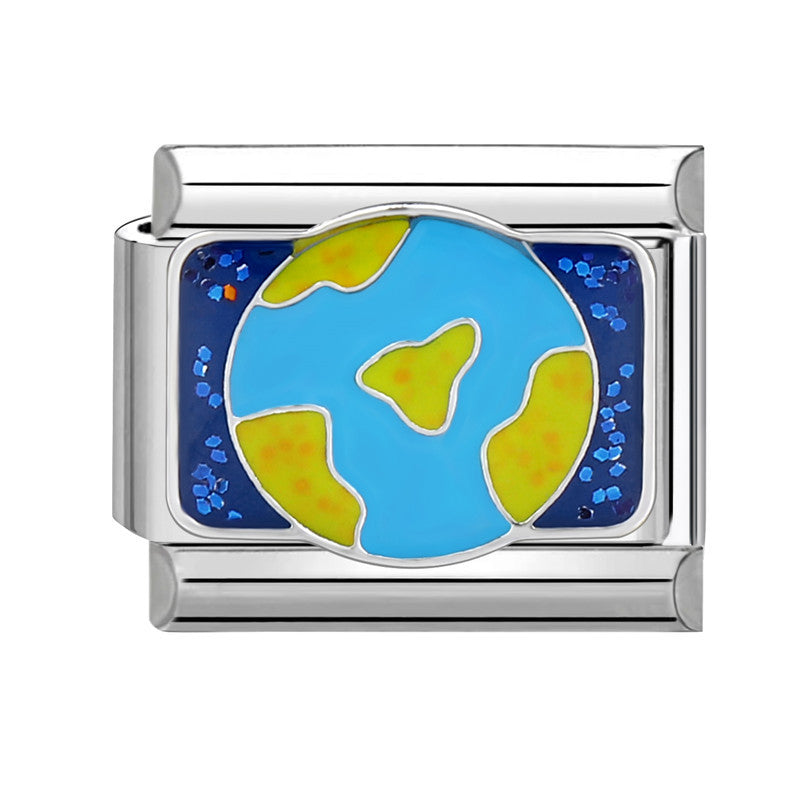 Wholesale Italian Beaded Bracelet 9mm DIY Splicing Removable Cat Candy Planet Series Titanium Steel Combinable Bracelet