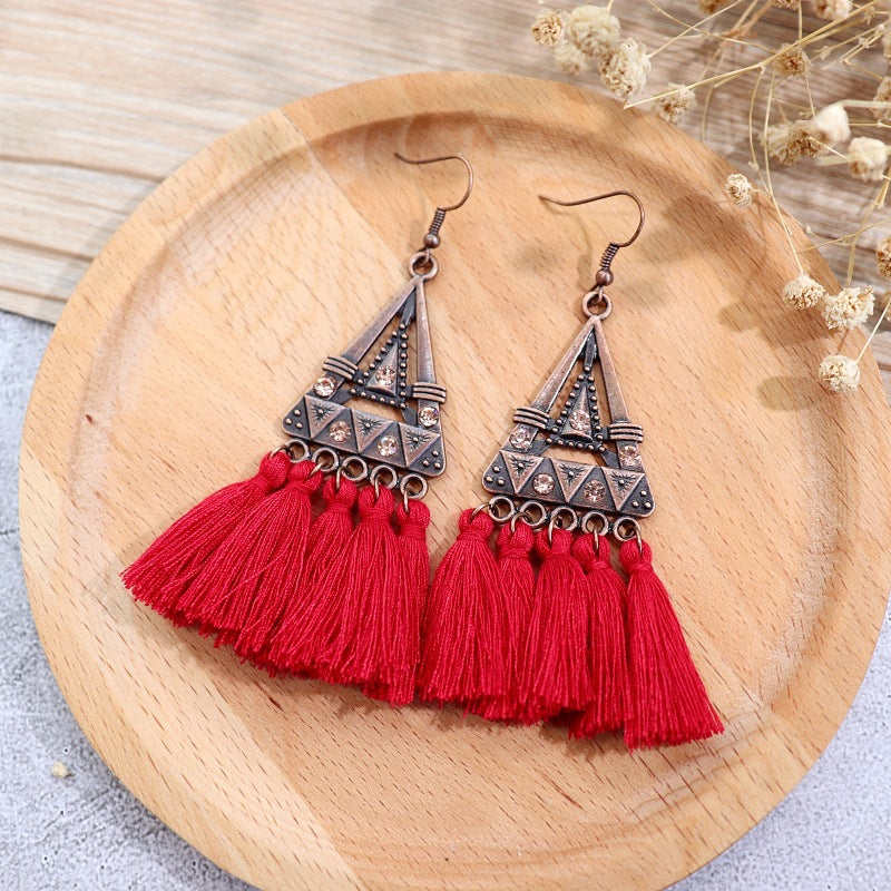 Wholesale Vintage Bohemian Ethnic Style Earrings ACC-ES-Luox004