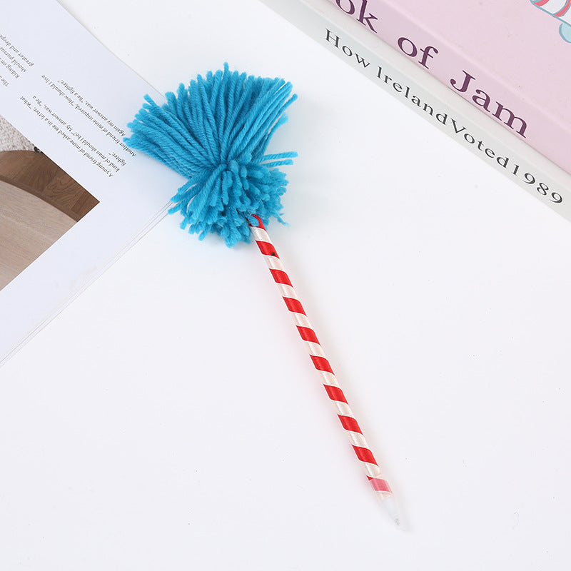 Wholesale Creative Brushed Ball Decompression Pen