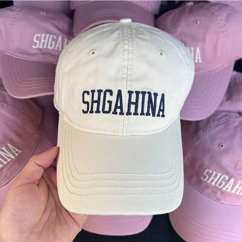 Wholesale Dried Rose Pink Letters Embroidered Baseball Cap ACC-HT-Yizhan003