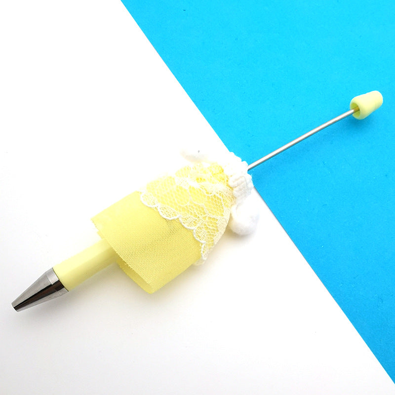 Wholesale Beadable Pens Lattice Lace Cartoon Pen DIY Beaded Pen ACC-PN-QianCai001