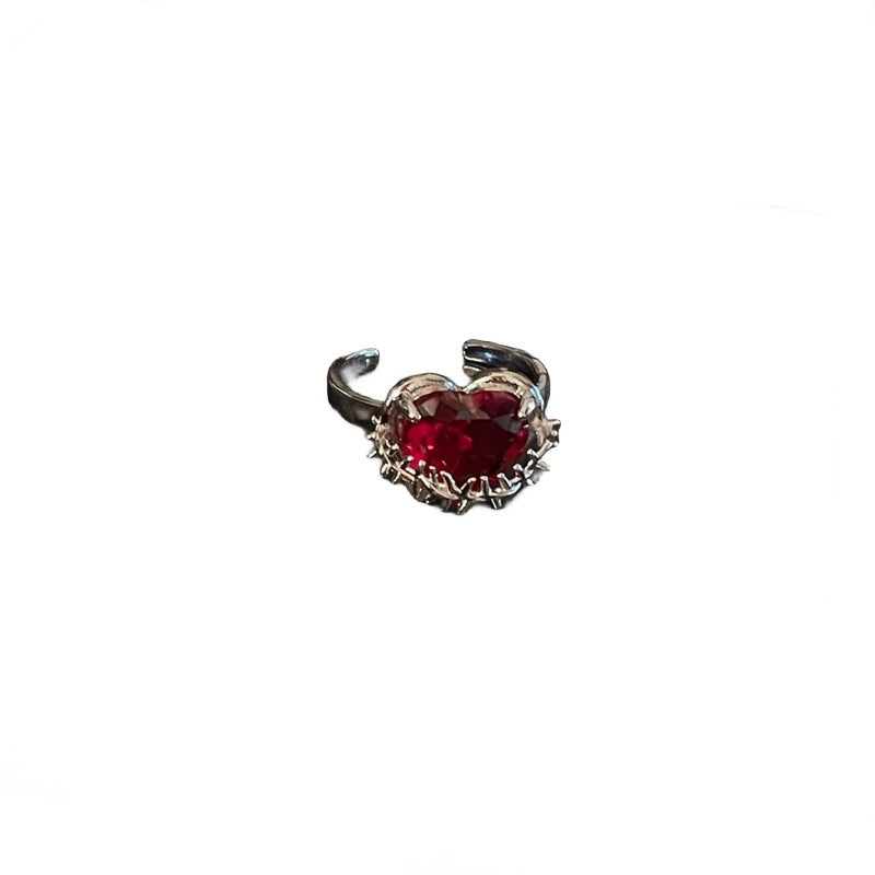 Wholesale Red stacked all-match cold ring