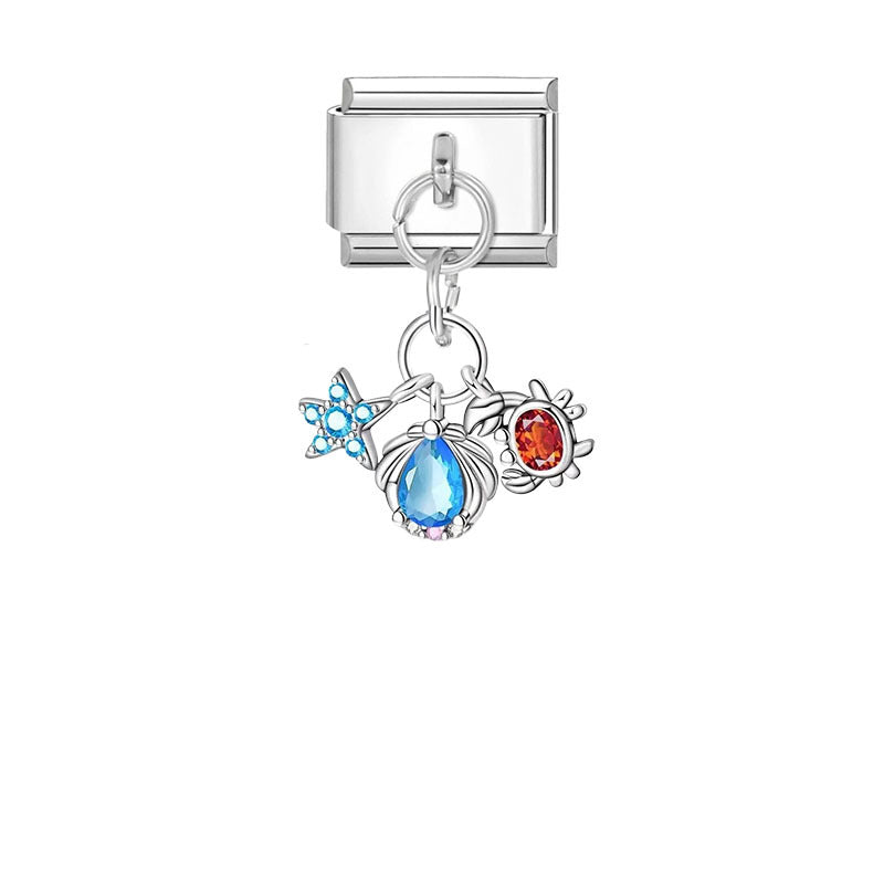 Wholesale Ocean Cartoon Modular Bracelet DIY Jewelry Accessory Gift for Boutique Resale