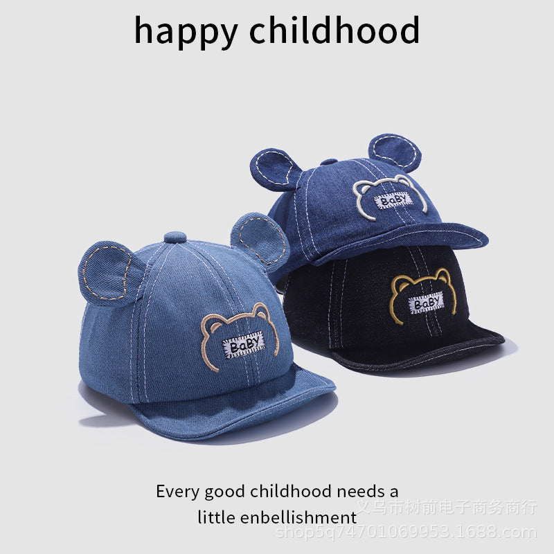 Wholesale Denim sun visor cap cap thin baby sunscreen cap baseball cap