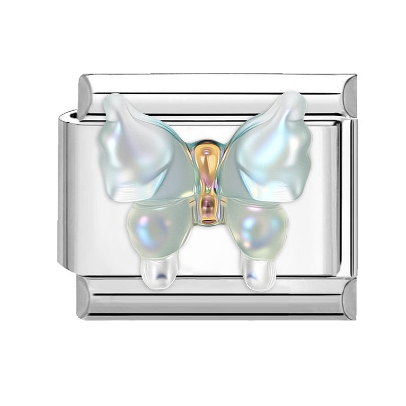 Wholesale Italian Charm Bracelet 9mm DIY Splicing Cute Creative Stainless Steel Composable Bracelet